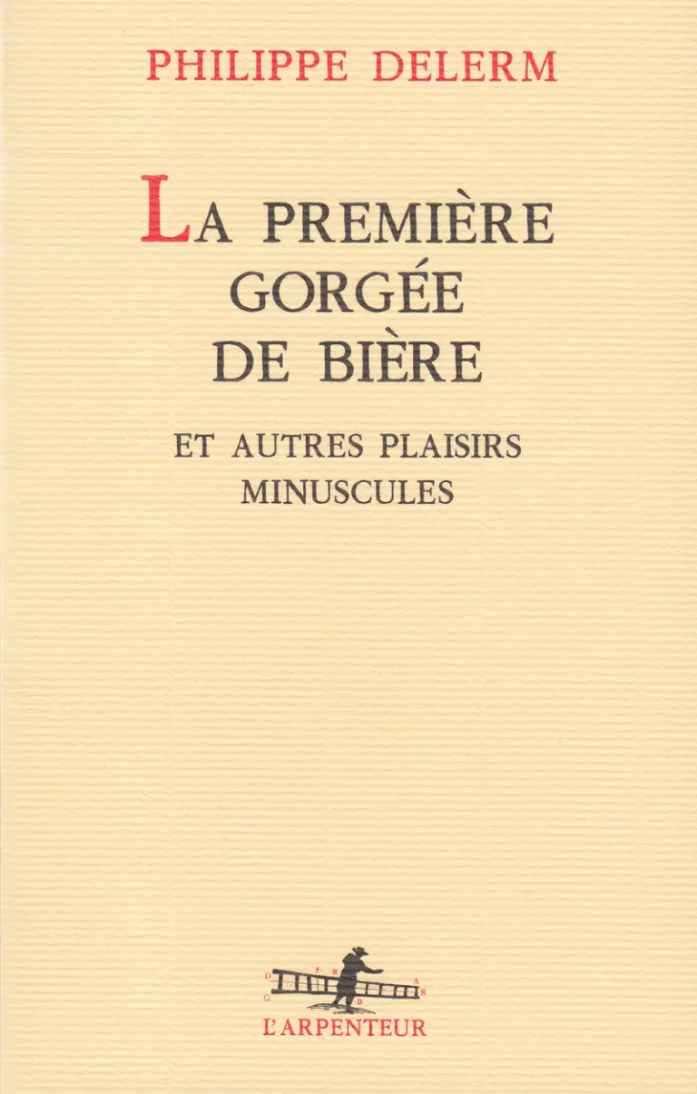 Nouvelle ou recueil poétique - La première gorgée de bière